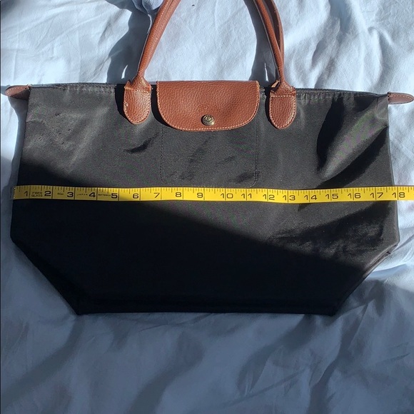 Longchamp Les Pliages Small Black Tote - Picture 15 of 16